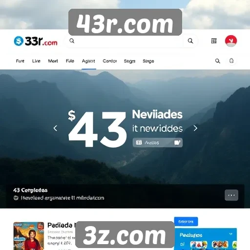Mudanças na interface do site 43r.com