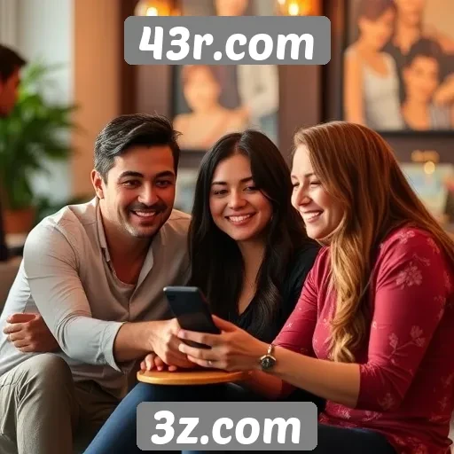 Explore as funcionalidades sociais oferecidas pelo 43r.com