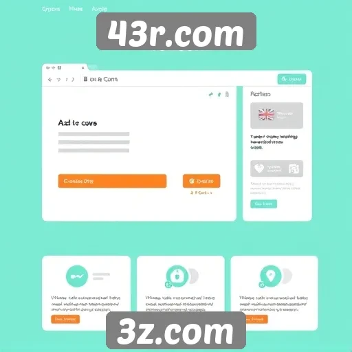 Interface do usuário e experiência no site 43r.com